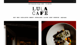 What Lulacafe.com website looks like in 2024 