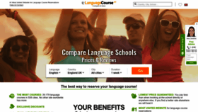 What Languagecourse.net website looks like in 2024 