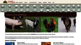What Livestockoftheworld.com website looks like in 2024 