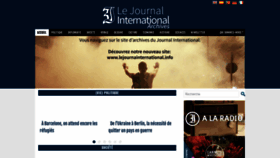 What Lejournalinternational.fr website looks like in 2024 