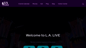 What Lalive.com website looks like in 2024 