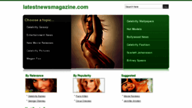 What Latestnewsmagazine.com website looked like in 2011 (13 years ago)
