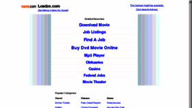 What Loadze.com website looked like in 2011 (13 years ago)