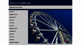 What Livetv.com website looked like in 2011 (12 years ago)