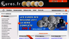 What Leseuros.fr website looked like in 2011 (12 years ago)