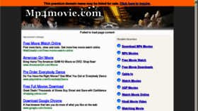 What Mp4movie.com website looked like in 2011 (12 years ago)
