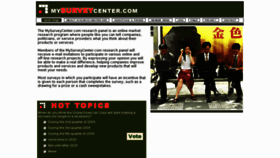 What Mysurveycenter.com website looked like in 2011 (12 years ago)