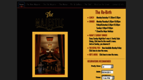 What Majesticcafe.com website looked like in 2011 (12 years ago)
