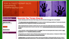 What Myplaytherapypage.net website looked like in 2011 (12 years ago)