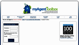 What Myagenttoolbox.com website looked like in 2011 (12 years ago)