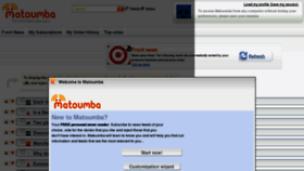 What Matoumba.com website looked like in 2011 (12 years ago)