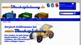 What Meinblechspielzeug.de website looked like in 2011 (12 years ago)