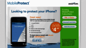 What Mymobileprotect.com website looked like in 2011 (12 years ago)