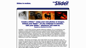 What Myslider.com website looked like in 2011 (12 years ago)
