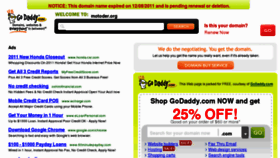 What Motoder.org website looked like in 2011 (12 years ago)