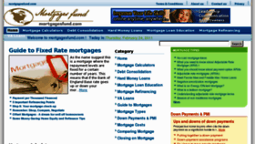 What Mortgagesfund.com website looked like in 2011 (12 years ago)