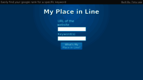 What Myplaceinline.com website looked like in 2012 (12 years ago)