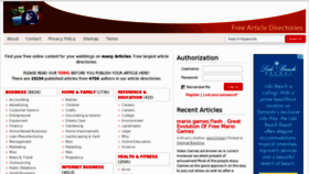 What Manyarticles.info website looked like in 2012 (12 years ago)