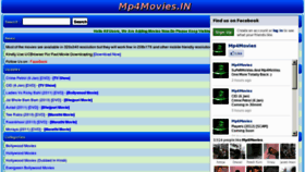 What Mp4movies.in website looked like in 2012 (12 years ago)