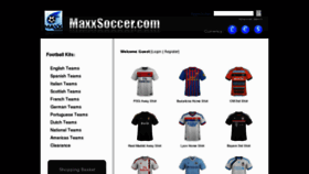 What Maxxsoccer.com website looked like in 2012 (12 years ago)