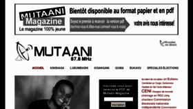 What Mutaani.com website looked like in 2012 (12 years ago)