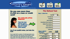 What Money-saver.co.uk website looked like in 2012 (12 years ago)