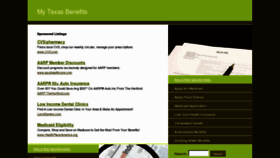 What Mytexasbenefits.com website looked like in 2012 (12 years ago)