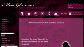 What Miss-glamour.de website looked like in 2012 (12 years ago)