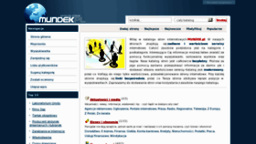 What Mundek.pl website looked like in 2012 (12 years ago)