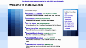 What Moto-live.com website looked like in 2012 (12 years ago)