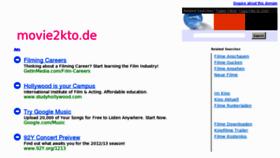 What Movie2kto.de website looked like in 2012 (12 years ago)