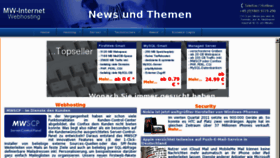 What Mw-internet.de website looked like in 2012 (12 years ago)