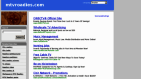 What Mtvroadies.com website looked like in 2012 (12 years ago)