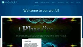 What Monara.com website looked like in 2012 (12 years ago)