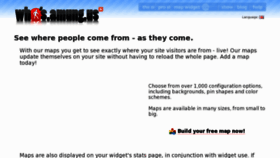 What Maps.amung.us website looked like in 2012 (12 years ago)