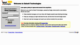 What Mail.salsoft.net website looked like in 2012 (12 years ago)