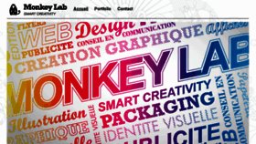 What Monkeylab.fr website looked like in 2012 (12 years ago)
