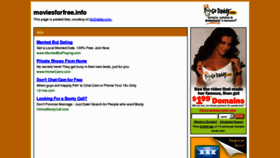 What Moviesforfree.info website looked like in 2012 (12 years ago)