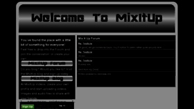 What Mixitup.us website looked like in 2012 (12 years ago)