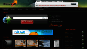 What Maxup.vn website looked like in 2012 (12 years ago)