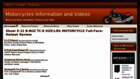 What Motorsiklo.com website looked like in 2012 (12 years ago)