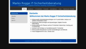 What Marko-rogge.de website looked like in 2011 (13 years ago)