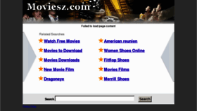 What Moviesz.com website looked like in 2012 (11 years ago)