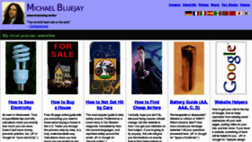What Michaelbluejay.com website looked like in 2012 (11 years ago)
