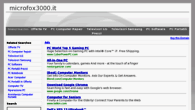 What Microfox3000.it website looked like in 2012 (11 years ago)