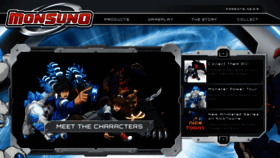 What Monsuno.com website looked like in 2012 (12 years ago)