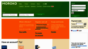 What Moroko.ru website looked like in 2012 (11 years ago)