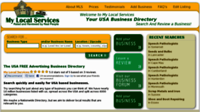 What Mylocalservices.us website looked like in 2012 (11 years ago)