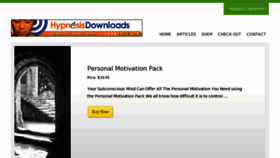 What Mp3-hypnosis-downloads.com website looked like in 2012 (11 years ago)