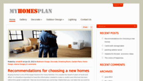 What Myhomesplan.com website looked like in 2012 (11 years ago)